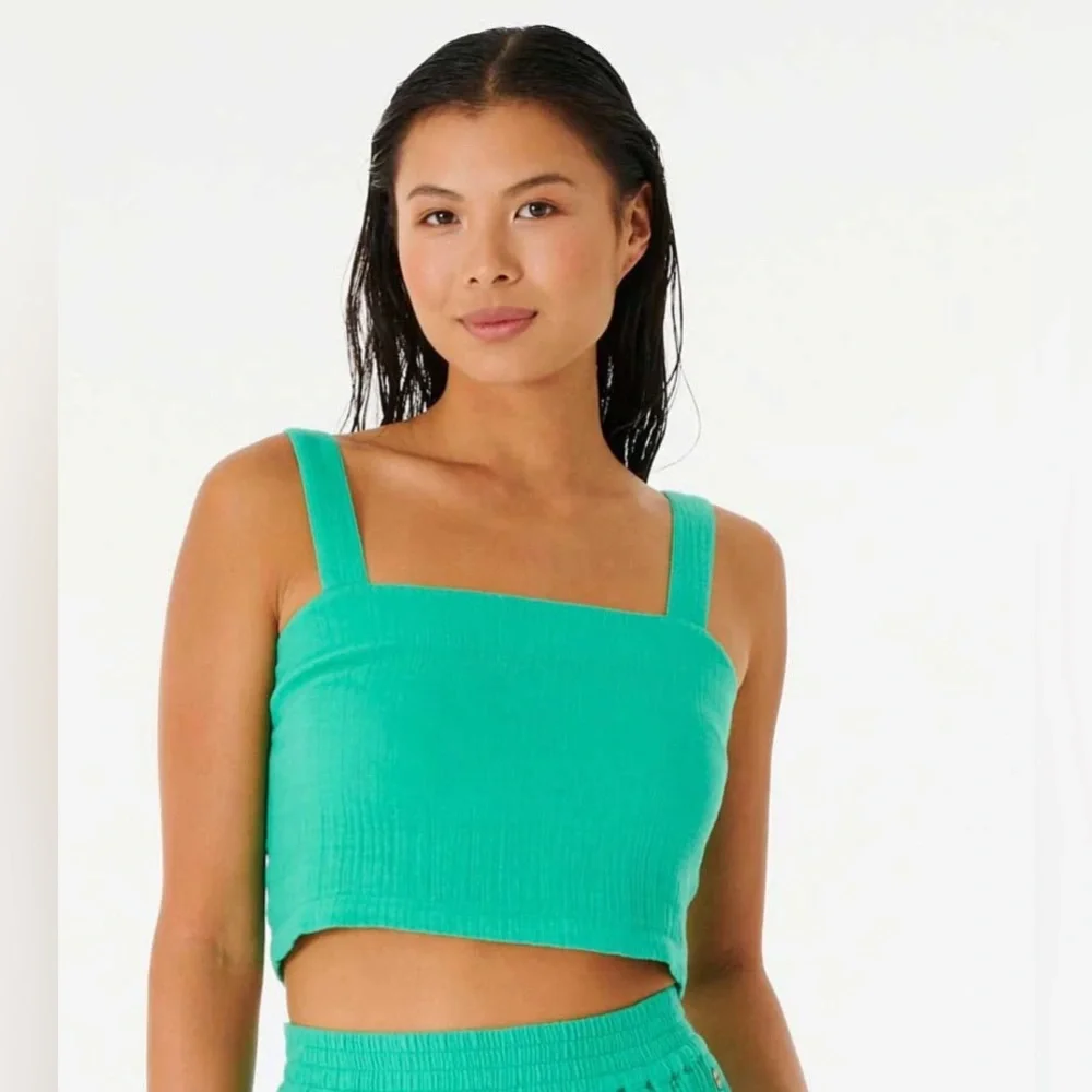 Green Ripcurl Top - Picture 1 of 4